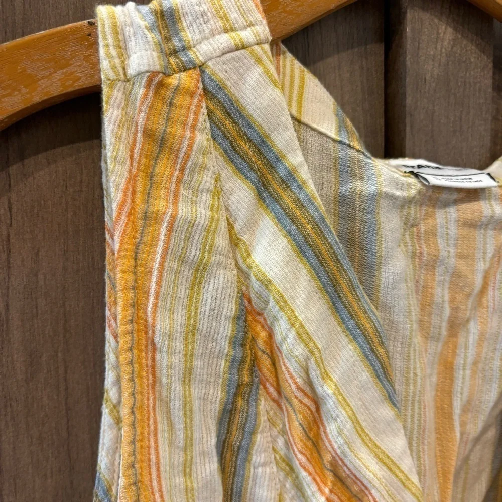 Prana Small Maxi Dress California Dreaming Sleeveless Pockets organic cotton - Picture 4 of 13